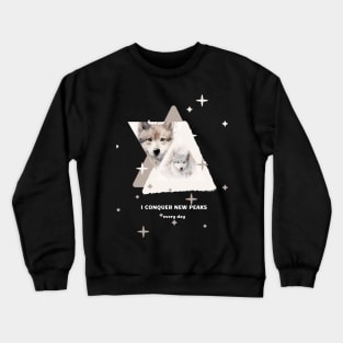 Conquer wolf Crewneck Sweatshirt